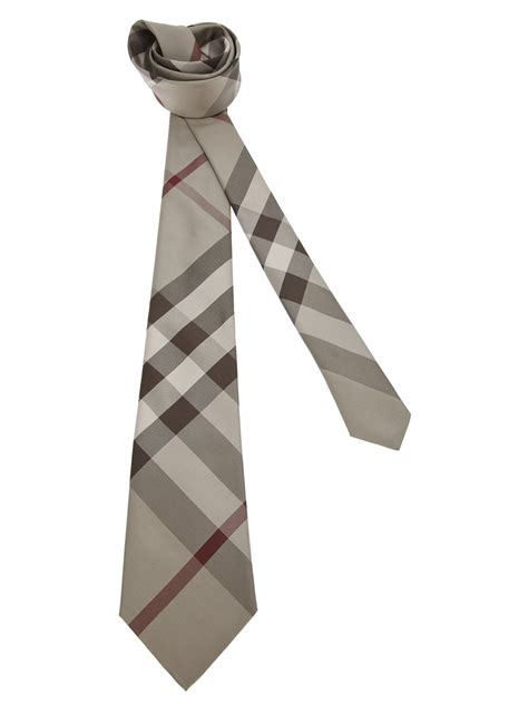 burberry grey tie|burberry tie for men.